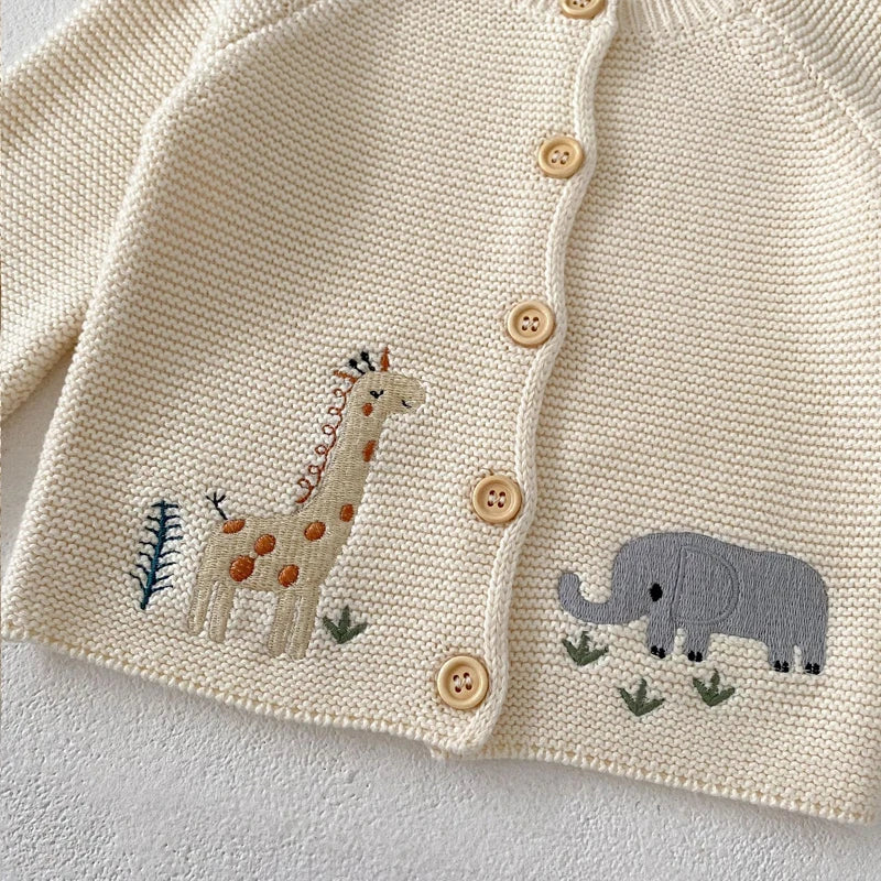 Embroidered Cotton Sweater
