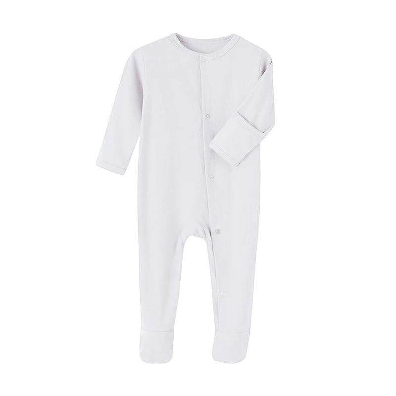 Organic Cotton Button Up Onesie