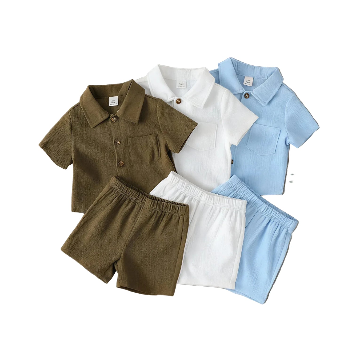 6 Pieces Toddler Baby Boys Outfit
