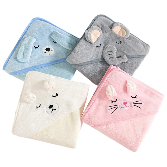 Hooded Animal Baby Bath Towels