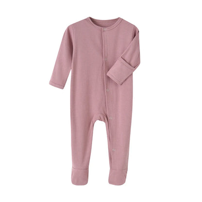 Organic Cotton Button Up Onesie