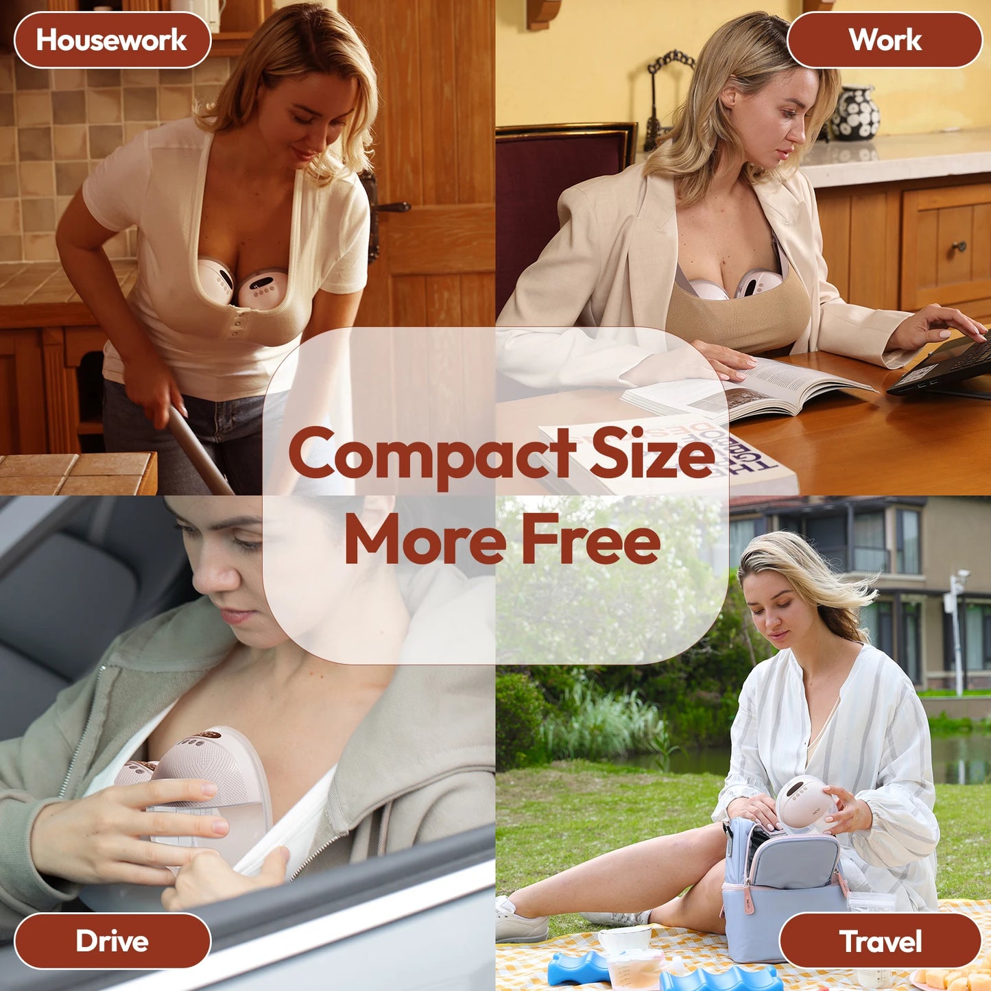 Ultra Air Electric Wearable Breast Pump
