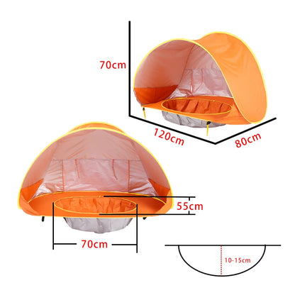 UV Protection Sun Shelter With Pool