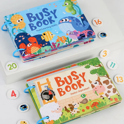 My First Quiet Book - Montessori Busy Book