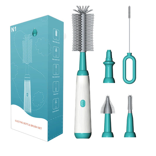 Electric Baby Bottle Brush Set