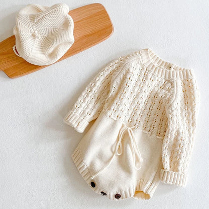 Long Sleeve Hollow-Out Jumpsuit