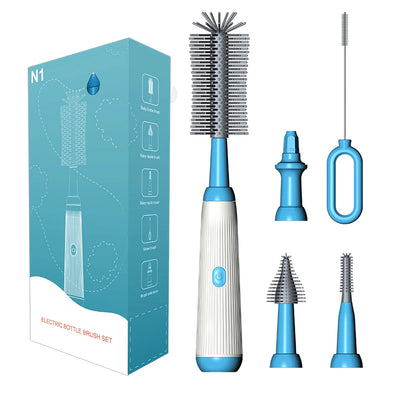 Electric Baby Bottle Brush Set