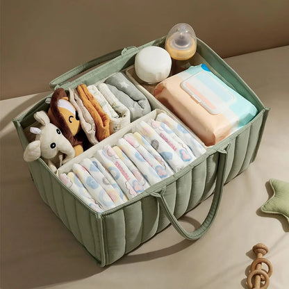 Quilted Padded Diaper Caddy