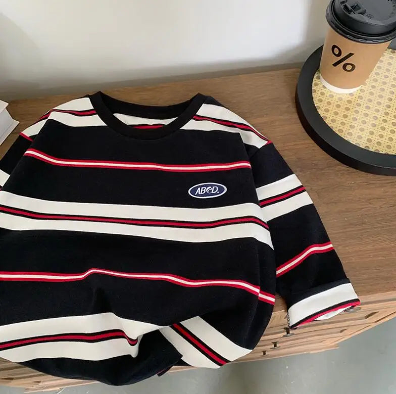 Stripe Cotton T-shirt