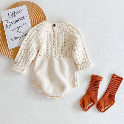 Long Sleeve Hollow-Out Jumpsuit