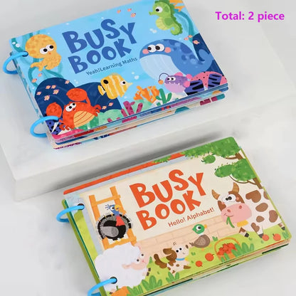 My First Quiet Book - Montessori Busy Book