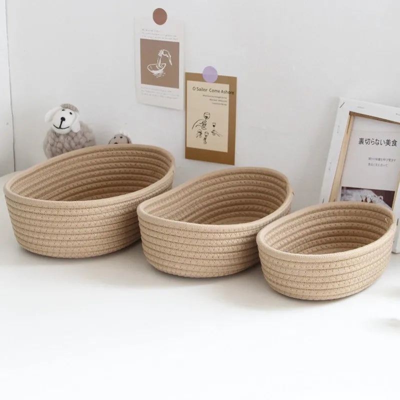 Nordic Rope Storage Baskets