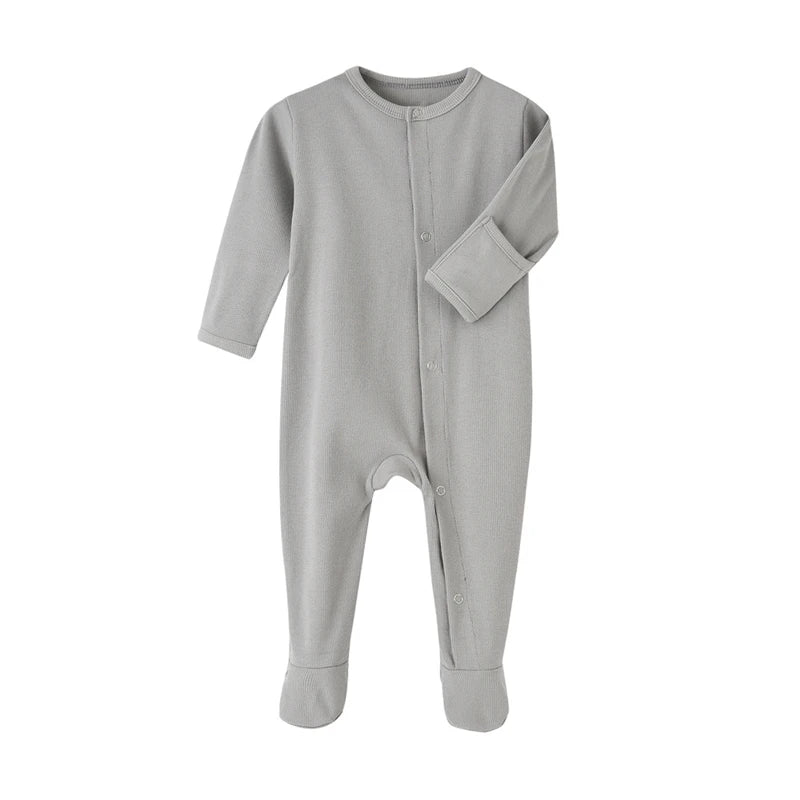 Organic Cotton Button Up Onesie