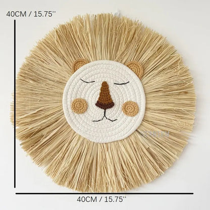 Handmade Animal Head Wall Decor
