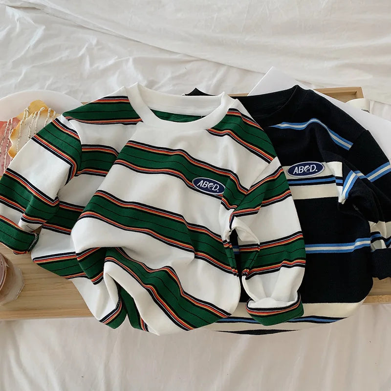 Stripe Cotton T-shirt