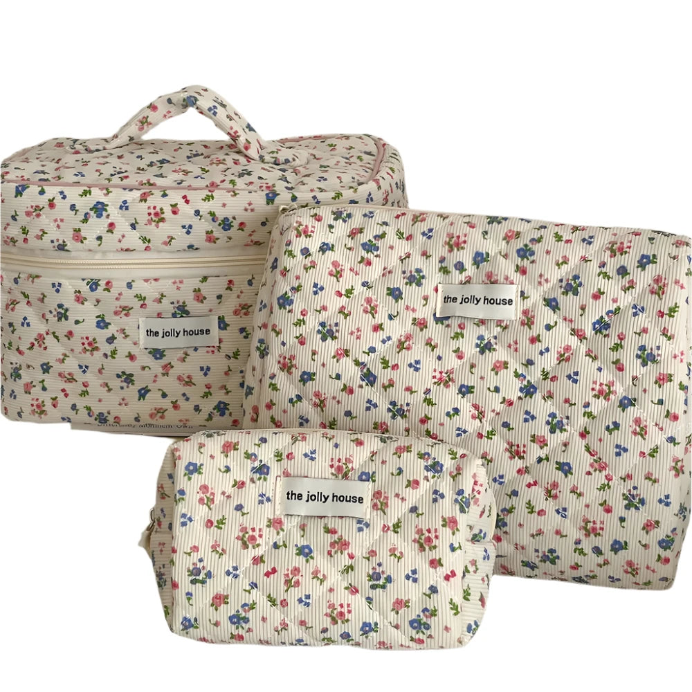 Blossom Quilted Essentials Bag