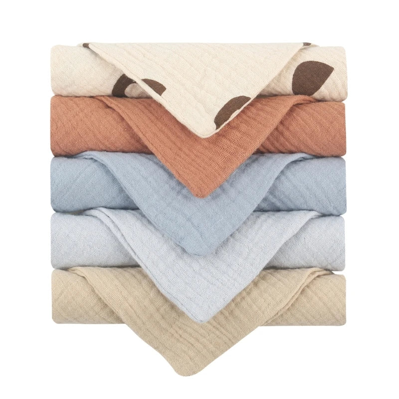 5-Pack Multi Use Cotton Burp Cloths