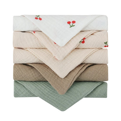 5-Pack Multi Use Cotton Burp Cloths