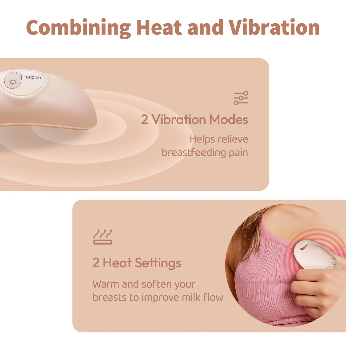 NurtureWarm Lactation Massager