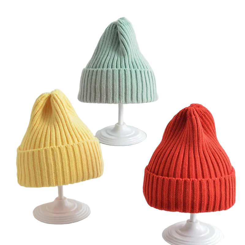 Ribbed Knitted Beanie