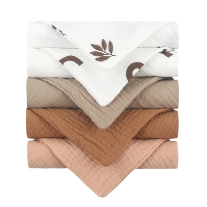 5-Pack Multi Use Cotton Burp Cloths