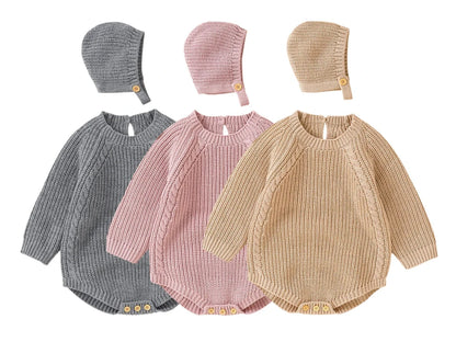 Knit Long Sleeve Onesie