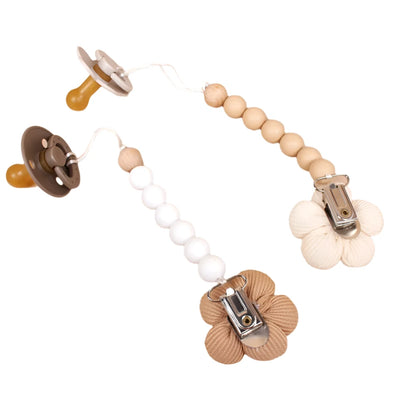 Blossom Buddy Pacifier Clip & Teether Chain