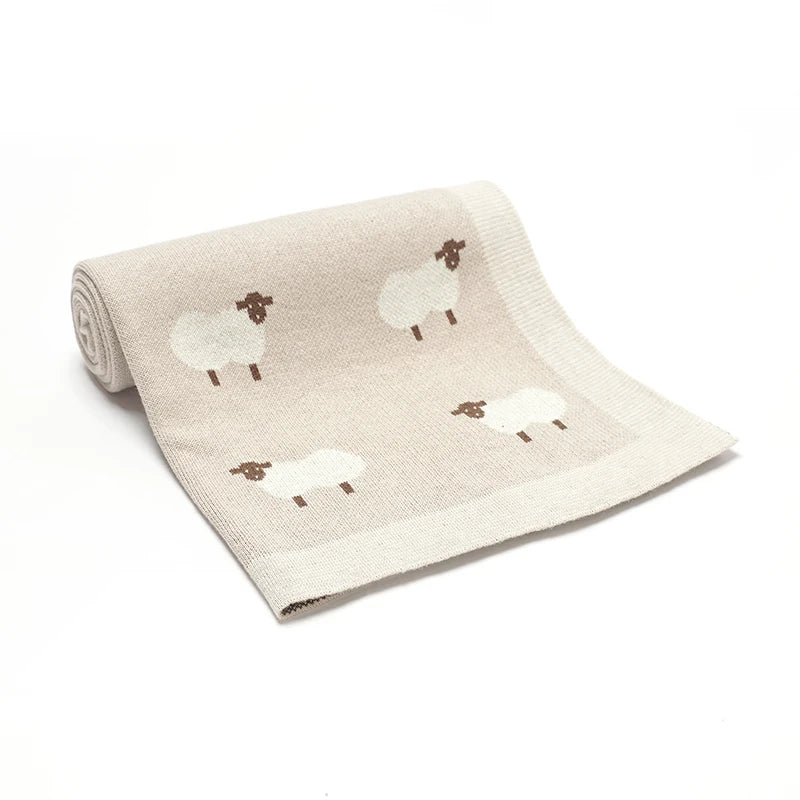 SnuggleLamb Cotton Blanket