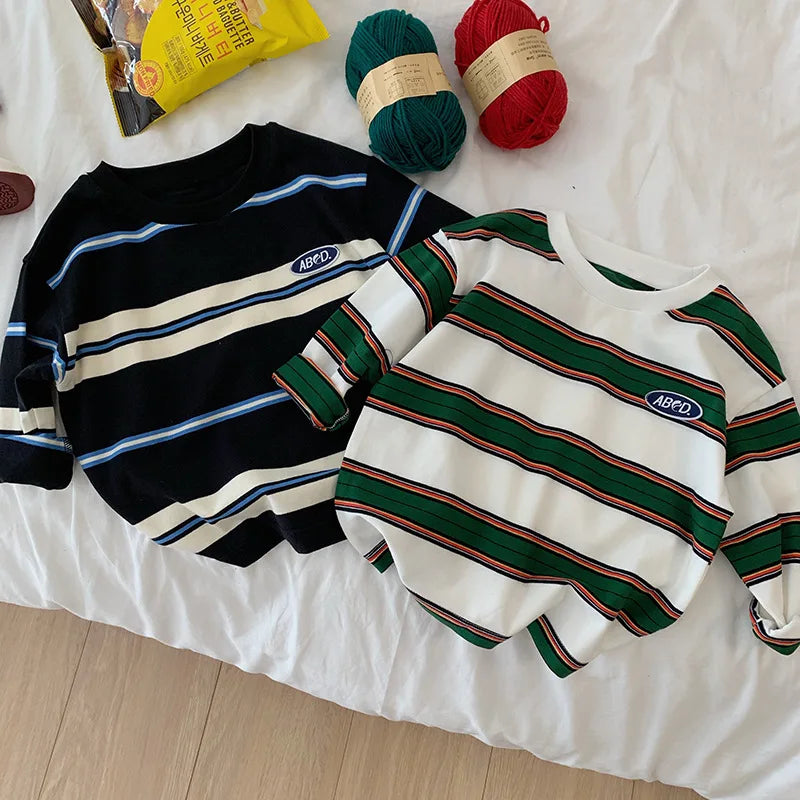 Stripe Cotton T-shirt