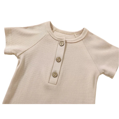 Light Weight Short Sleeve Romper