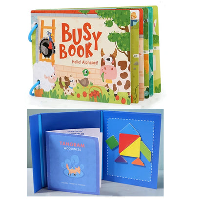 My First Quiet Book - Montessori Busy Book
