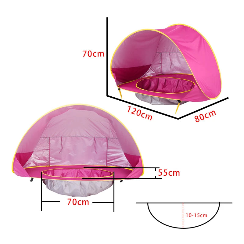 UV Protection Sun Shelter With Pool