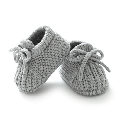 BowTie Hand Knitted Booties