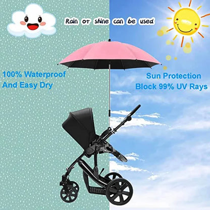 UV Protection Rain Stroller Umbrella