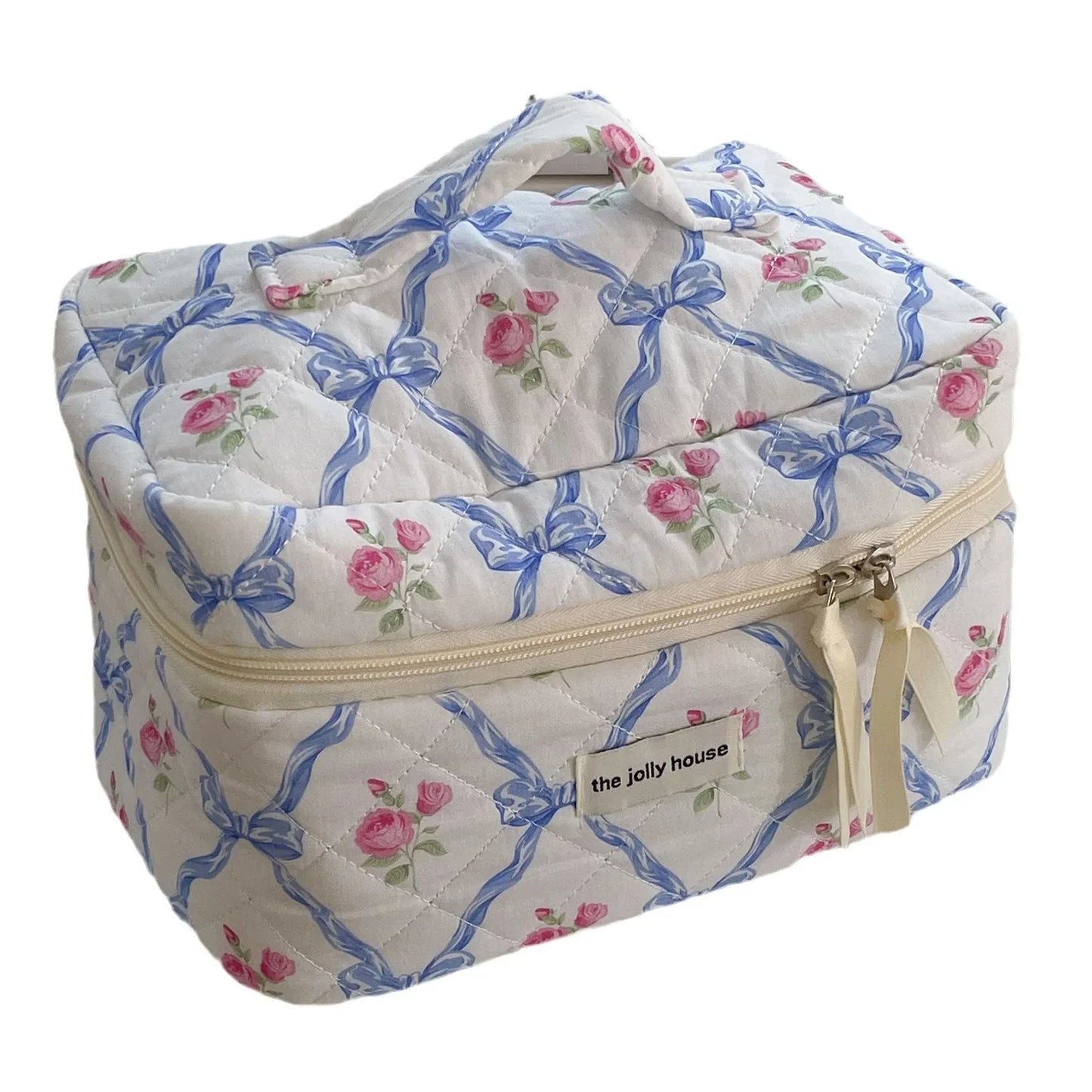 Bow Quilted Essientials Bag