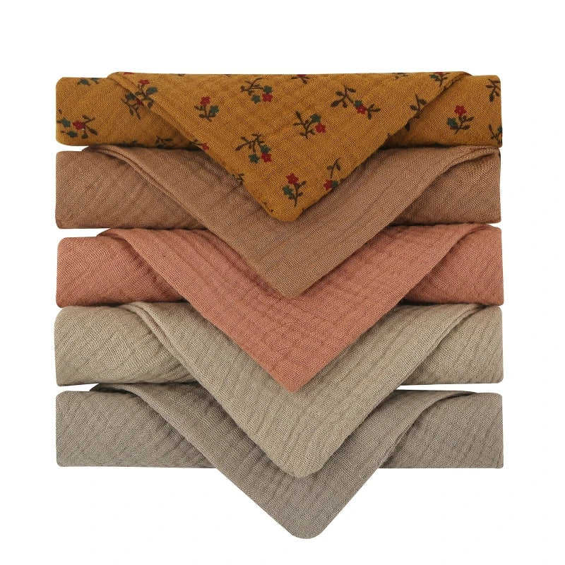 5-Pack Multi Use Cotton Burp Cloths