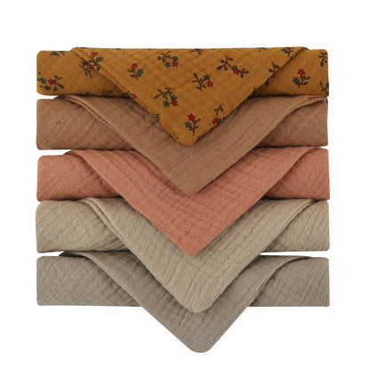 5-Pack Multi Use Cotton Burp Cloths