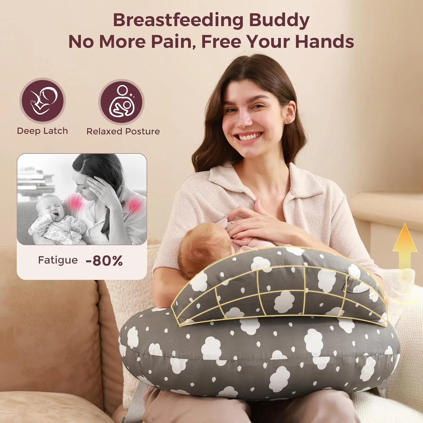 Nurture Cloud Nursing Pillow