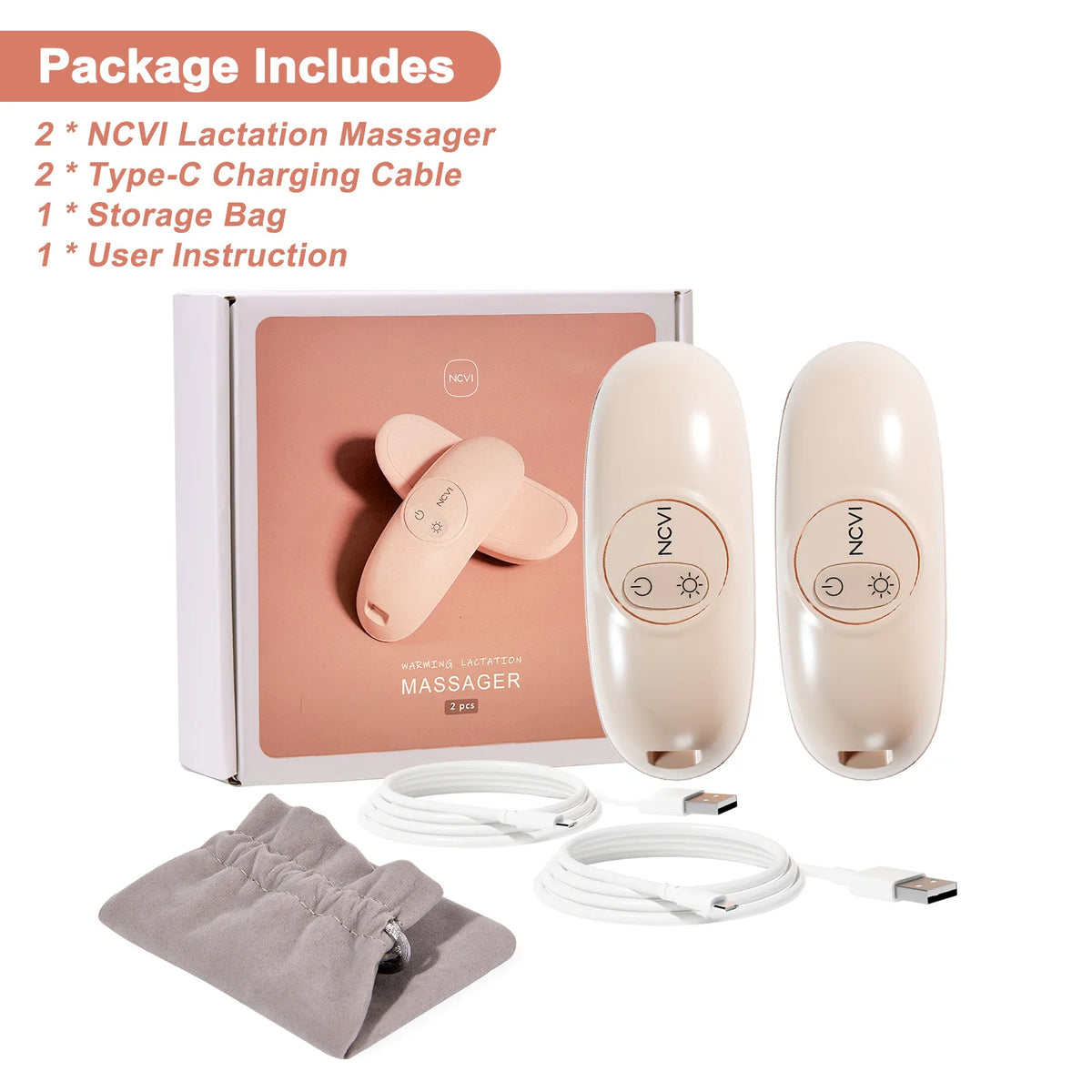 NurtureWarm Lactation Massager