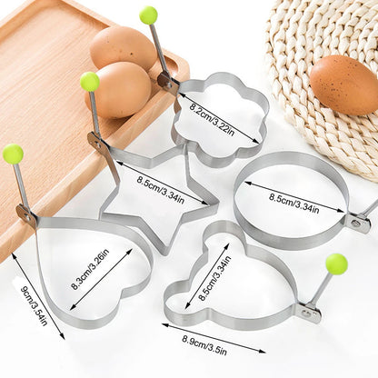 5Pcs Stainless Steel Breakfast Molds