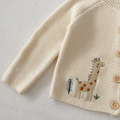 Embroidered Cotton Sweater