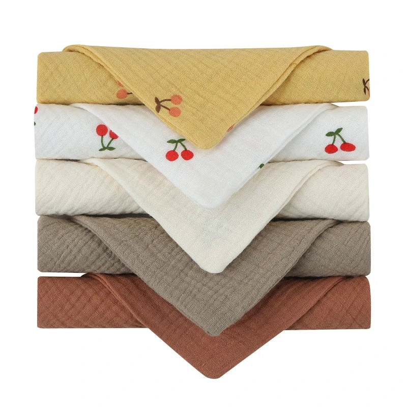 5-Pack Multi Use Cotton Burp Cloths