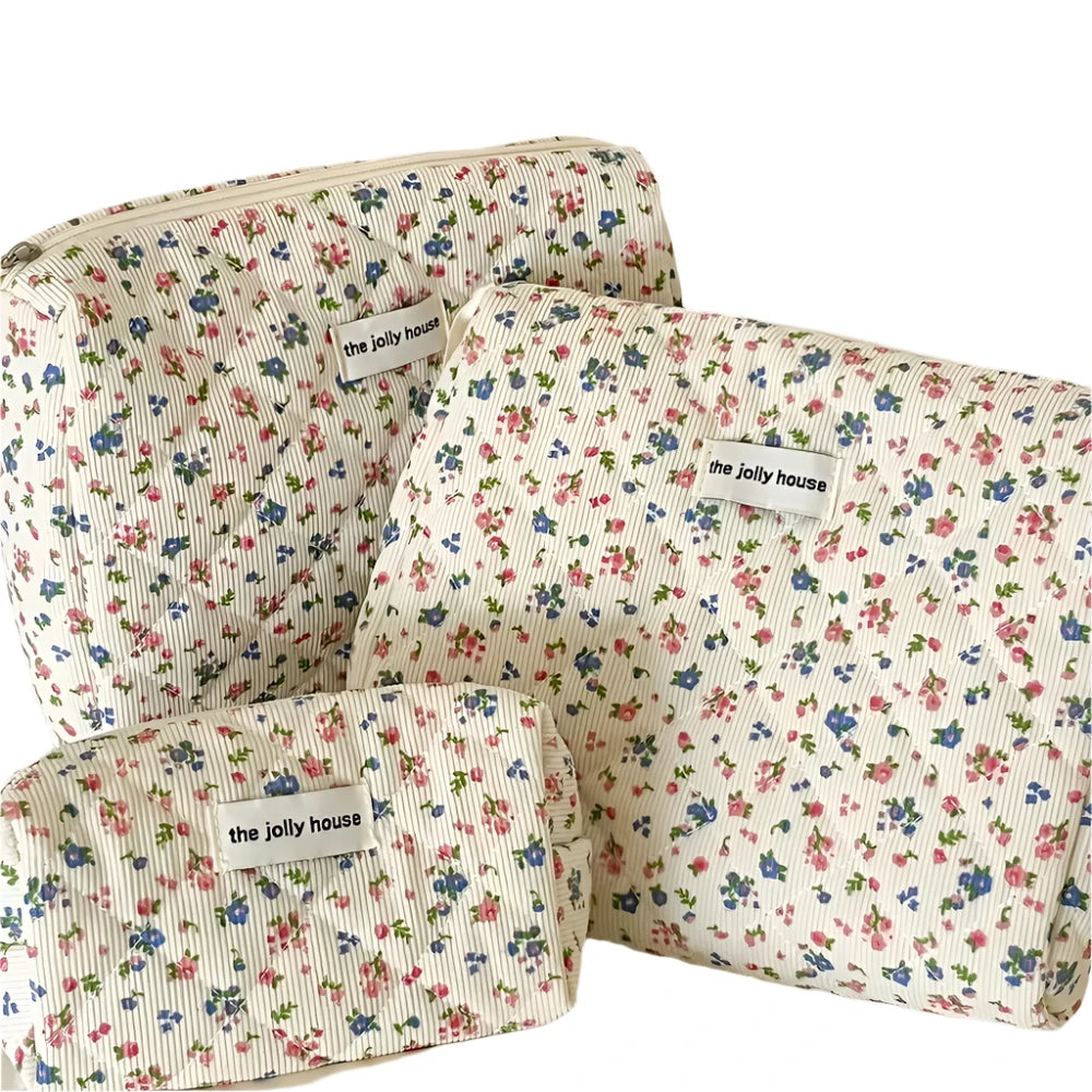 Blossom Quilted Essentials Bag