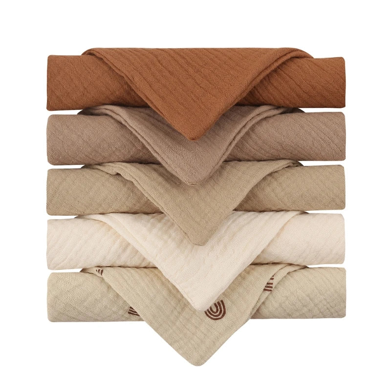 5-Pack Multi Use Cotton Burp Cloths