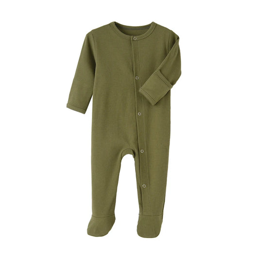 Organic Cotton Button Up Onesie