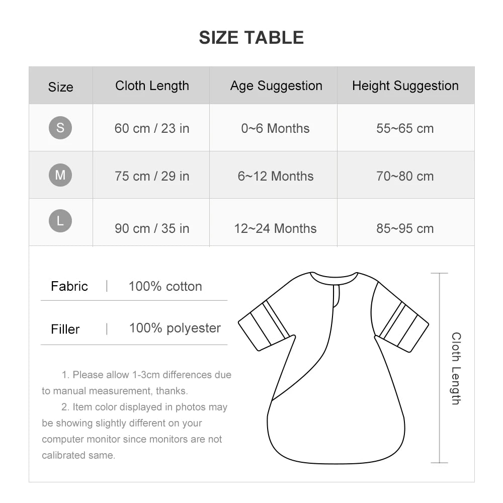 Arm Length Winter Sleeping Sack 2.5 - 3.05TOG