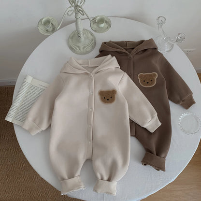 Hooded Bear Winter Jumpsuit