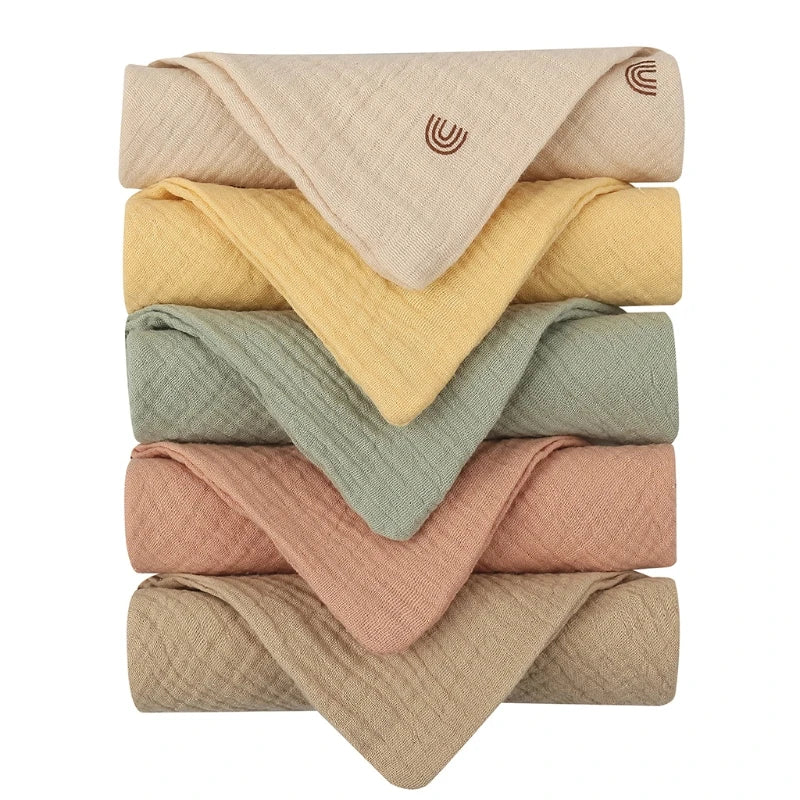 5-Pack Multi Use Cotton Burp Cloths