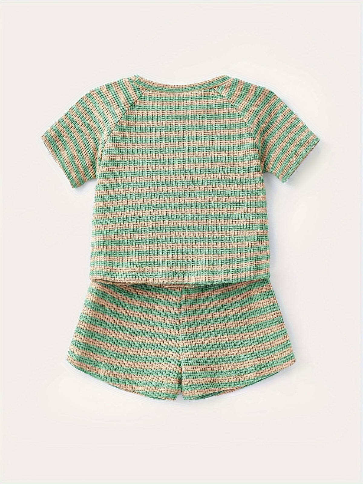 Waffle Striped Summer Set