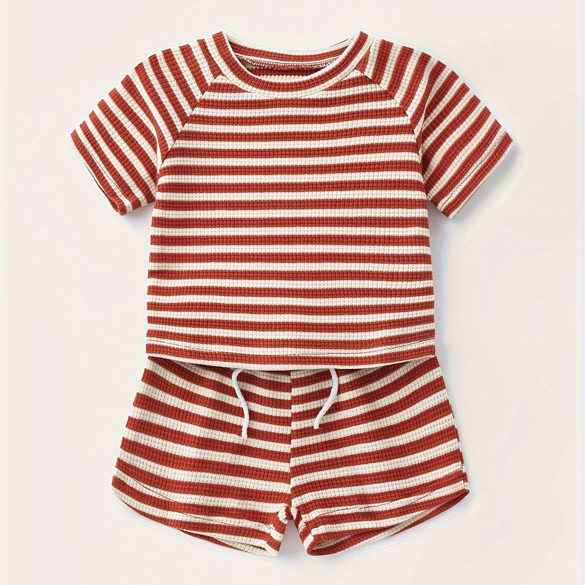 Waffle Striped Summer Set